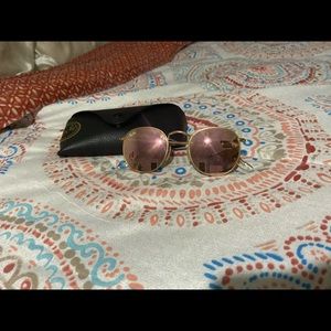 Pink raybans